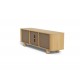 SZAFKA RTV ATMORE 160x40 CM DĄB NATURALNY