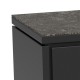 KOMODA TRIBECA 160x40CM CZARNA