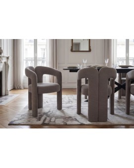 KRZESŁO ARCH BOUCLE SZARE