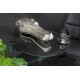 STOLIK KAWOWY WILDLIFE CROCODILE 75 CM SREBRNY