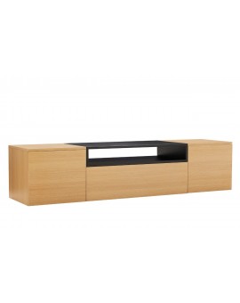SZAFKA RTV LOFT 160X40 CM DĄB