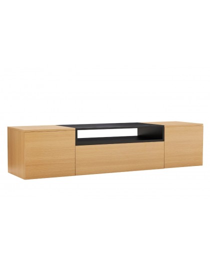 SZAFKA RTV LOFT 160X40 CM DĄB