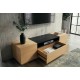 SZAFKA RTV LOFT 160X42 CM DĄB