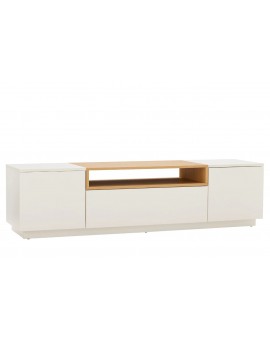 SZAFKA RTV LOFT 160X42 CM BIAŁA