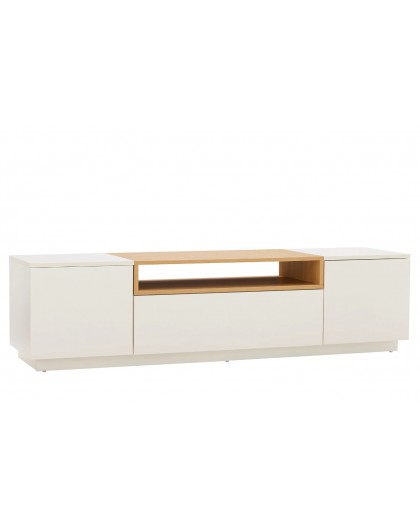 SZAFKA RTV LOFT 160X42 CM BIAŁA