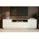 SZAFKA RTV LOFT 160X42 CM BIAŁA