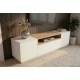 SZAFKA RTV LOFT 160X42 CM BIAŁA