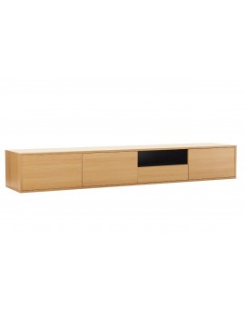 SZAFKA RTV LOFT 200X40 CM DĄB