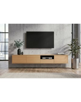 SZAFKA RTV LOFT 200X40 CM DĄB