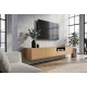 SZAFKA RTV LOFT 200X40 CM DĄB