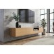 SZAFKA RTV LOFT 200X40 CM DĄB