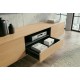 SZAFKA RTV LOFT 200X40 CM DĄB