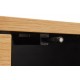 SZAFKA RTV LOFT 200X40 CM DĄB