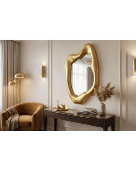 LUSTRO AURA 93 CM ZŁOTE