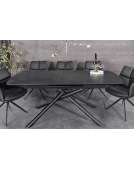ST&Oacute;Ł ROZKŁADANY MIKADO 180-230X90 CM CERAMIKA ANTRACYT
