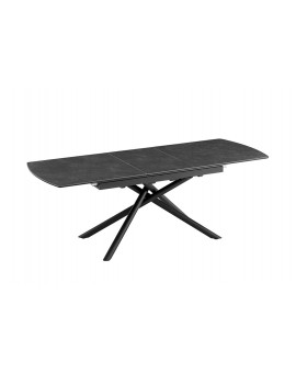 STÓŁ ROZKŁADANY MIKADO 180-230X90 CM CERAMIKA ANTRACYT