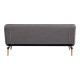 SOFA SWAN BRĄZOWA 186 CM
