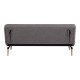 SOFA SWAN BRĄZOWA 186 CM