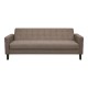 SOFA MILTON BRĄZOWA 204 CM
