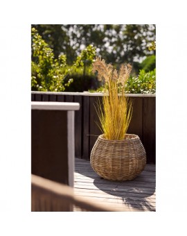 ZESTAW DONICZEK OGRODOWYCH MELAKA RATTAN - 2SZT