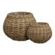 ZESTAW DONICZEK OGRODOWYCH MELAKA RATTAN - 2SZT