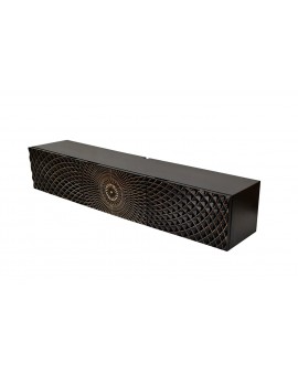 SZAFKA RTV ILLUSION 160X33CM MANGO CZARNA