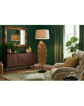 LAMPA PODŁOGOWA LEAF 130 CM TEAK