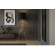 LAMPA PODŁOGOWA WARDROBE 175 CM CZARNA