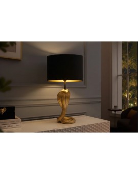 LAMPA STOŁOWA COBRA 65 CM CZARNA