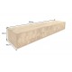 SZAFKA RTV MYSTIC LIVING 160X30 CM AKACJA