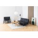 SZAFKA RTV SEAFORD 120X33 CM CZARNY JESION