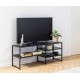 SZAFKA RTV SEAFORD 120X33 CM CZARNY JESION