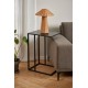 STOLIK SEAFORD 43X35 CM CZARNY JESION