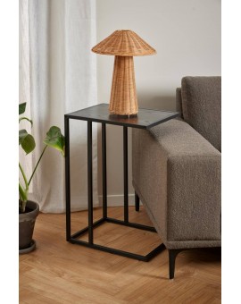 STOLIK SEAFORD 43X35 CM CZARNY JESION