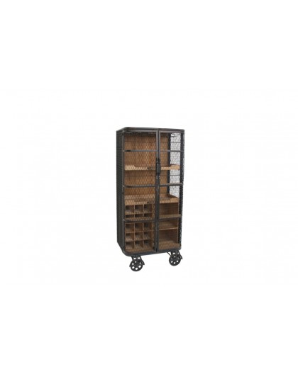 BAREK NA WINO LOFT 49X66 CM METAL