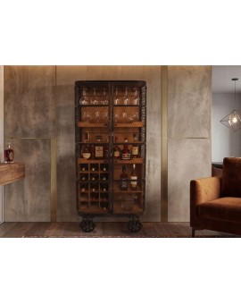 BAREK NA WINO LOFT 49X66 CM METAL