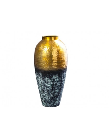 WAZON ORIENT XL 74 CM ZŁOTY Z PATYNĄ