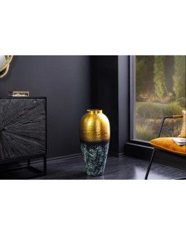 WAZON ORIENT L 65 CM ZŁOTY Z PATYNĄ