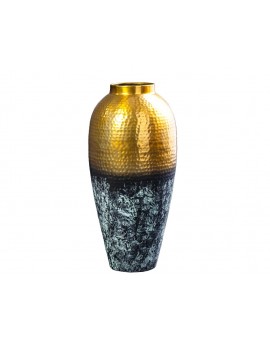 WAZON ORIENT L 65 CM ZŁOTY Z PATYNĄ