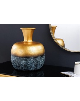 WAZON ABSTRACT ORIENT 35 CM ZŁOTY Z PATYNĄ