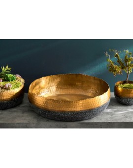 WAZON ORIENTAL 52 CM ZŁOTY Z PATYNĄ
