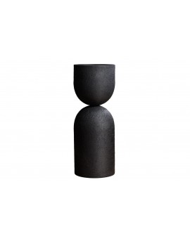 WAZON SANDGLASS L 56 CM CZARNY