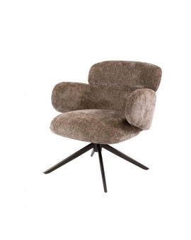 FOTEL OBROTOWY HERB II TAUPE