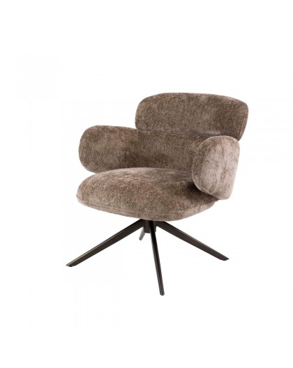 FOTEL OBROTOWY HERB II TAUPE