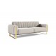 SOFA 3-OSOBOWA GLAMOUR 228X92 CM