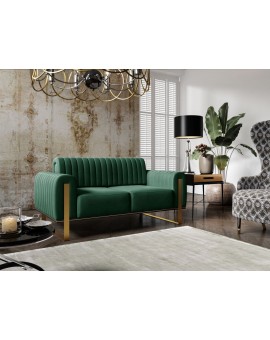 SOFA 2-OSOBOWA GLAMOUR 164X90 CM