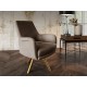 FOTEL OBROTOWY GLAMOUR 92X72 CM