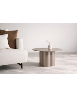 STOLIK KAWOWY OLIVIA 80 CM BEŻOWY