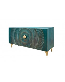 KOMODA GOLDEN SUNSET 140X38 CM MANGO TURKUSOWA
