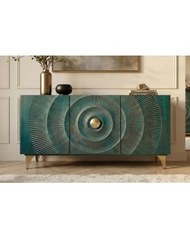 KOMODA GOLDEN SUNSET 140X38 CM MANGO TURKUSOWA